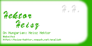 hektor heisz business card